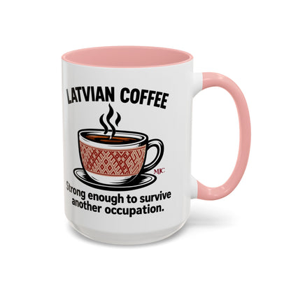 Latvian Coffee Mug | Funny Latvian Heritage Gift | BalticAF