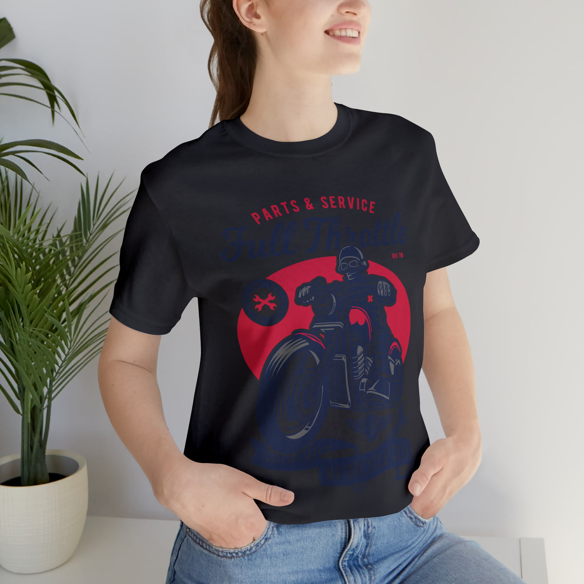 FULL THROTTLE Parts & Service - Unisex Jersey Short Sleeve Tee
