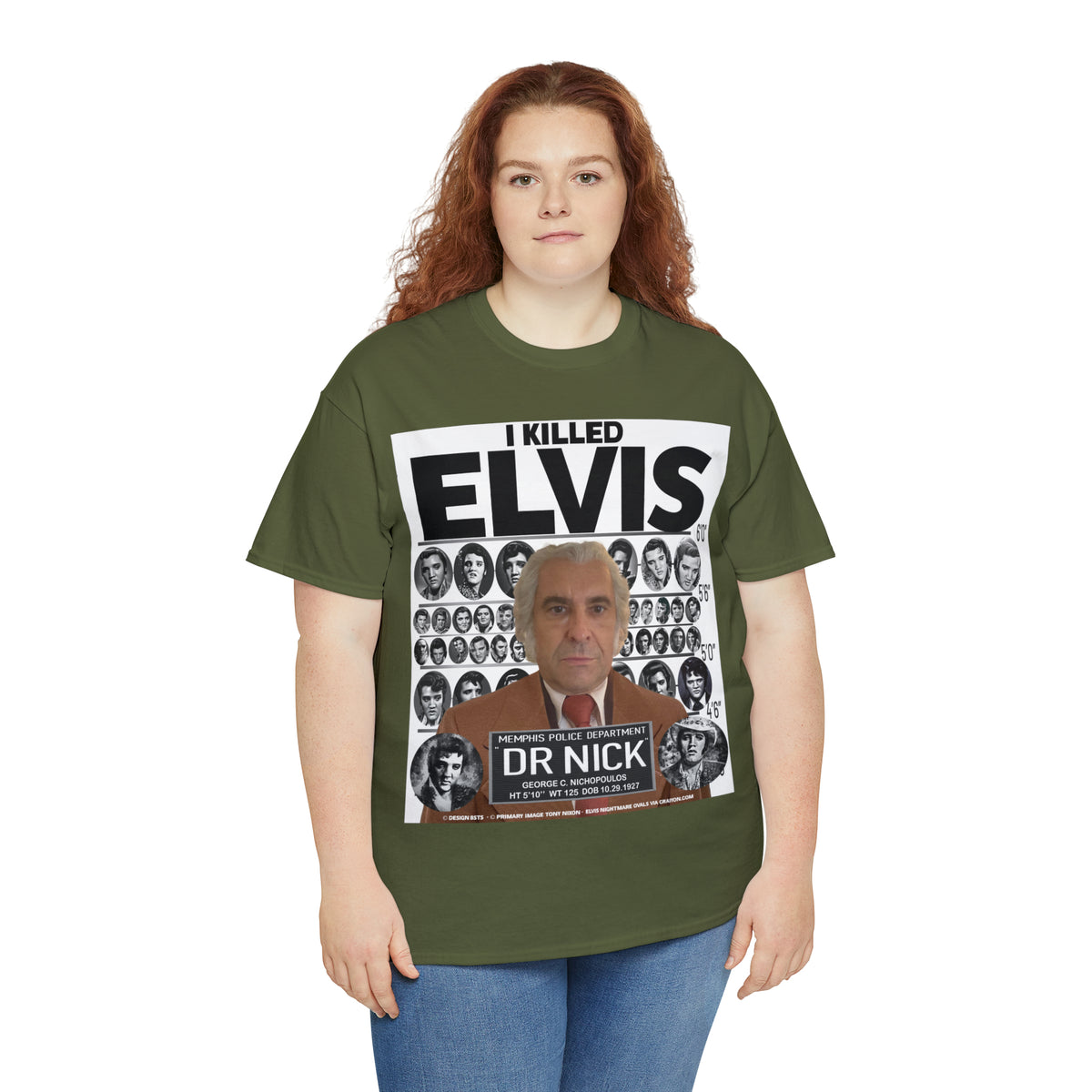 I KI**** ELVIS - Unisex Heavy Cotton Tee - USA