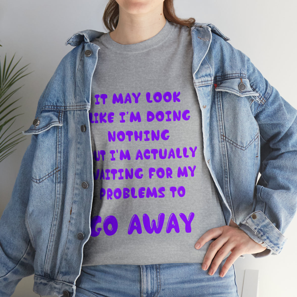 It May Look Like I'm Doing Nothing...  - Unisex Heavy Cotton Tee - AUS