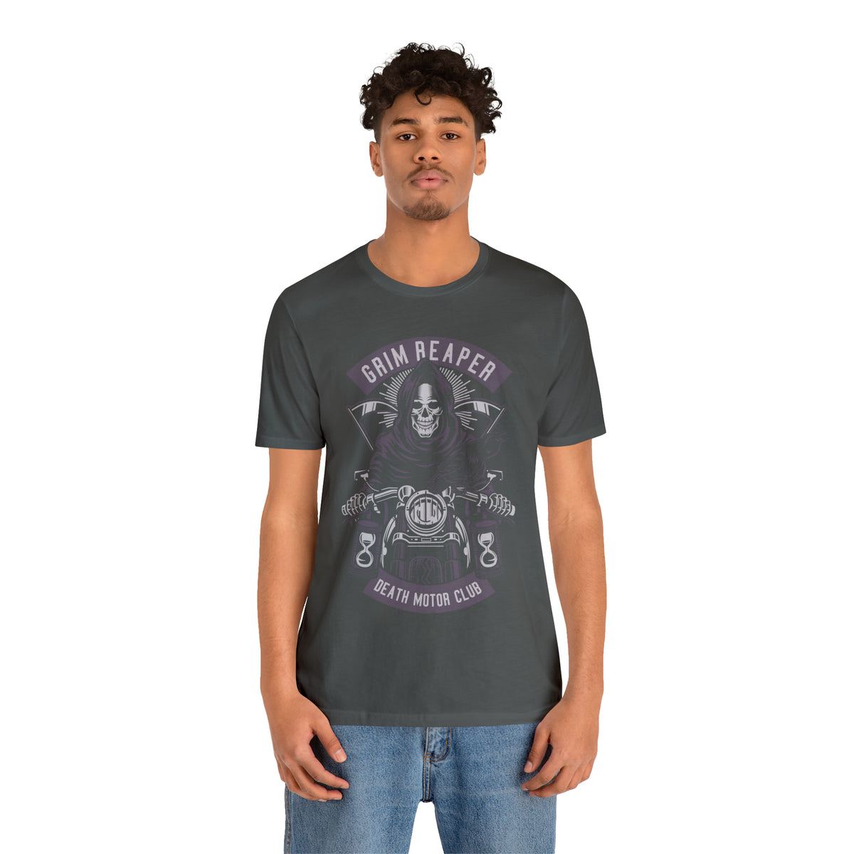 GRIM REAPER Moto Club - Unisex Jersey Short Sleeve Tee