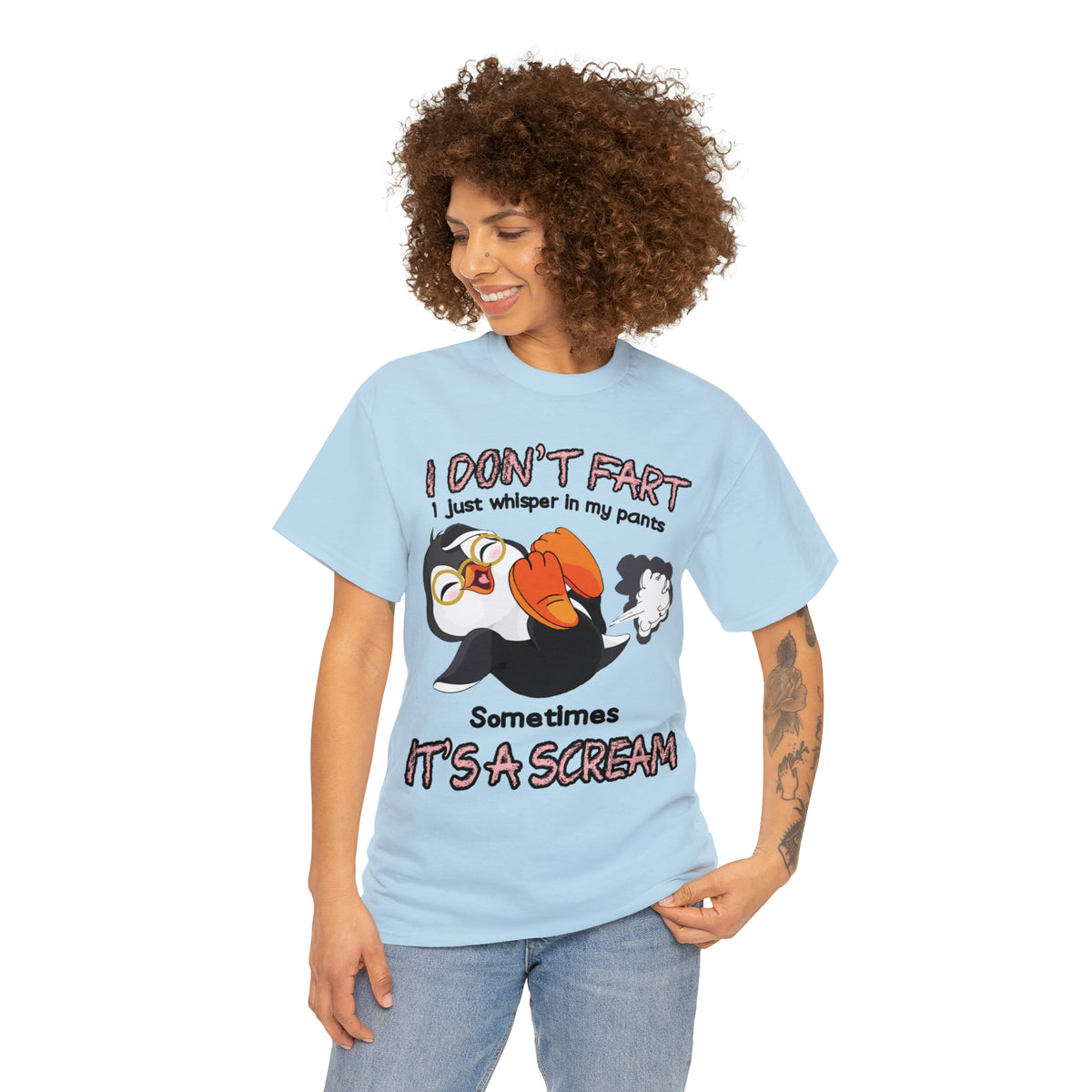 I DON'T FA*T - Funny Unisex Heavy Cotton Tee - USA