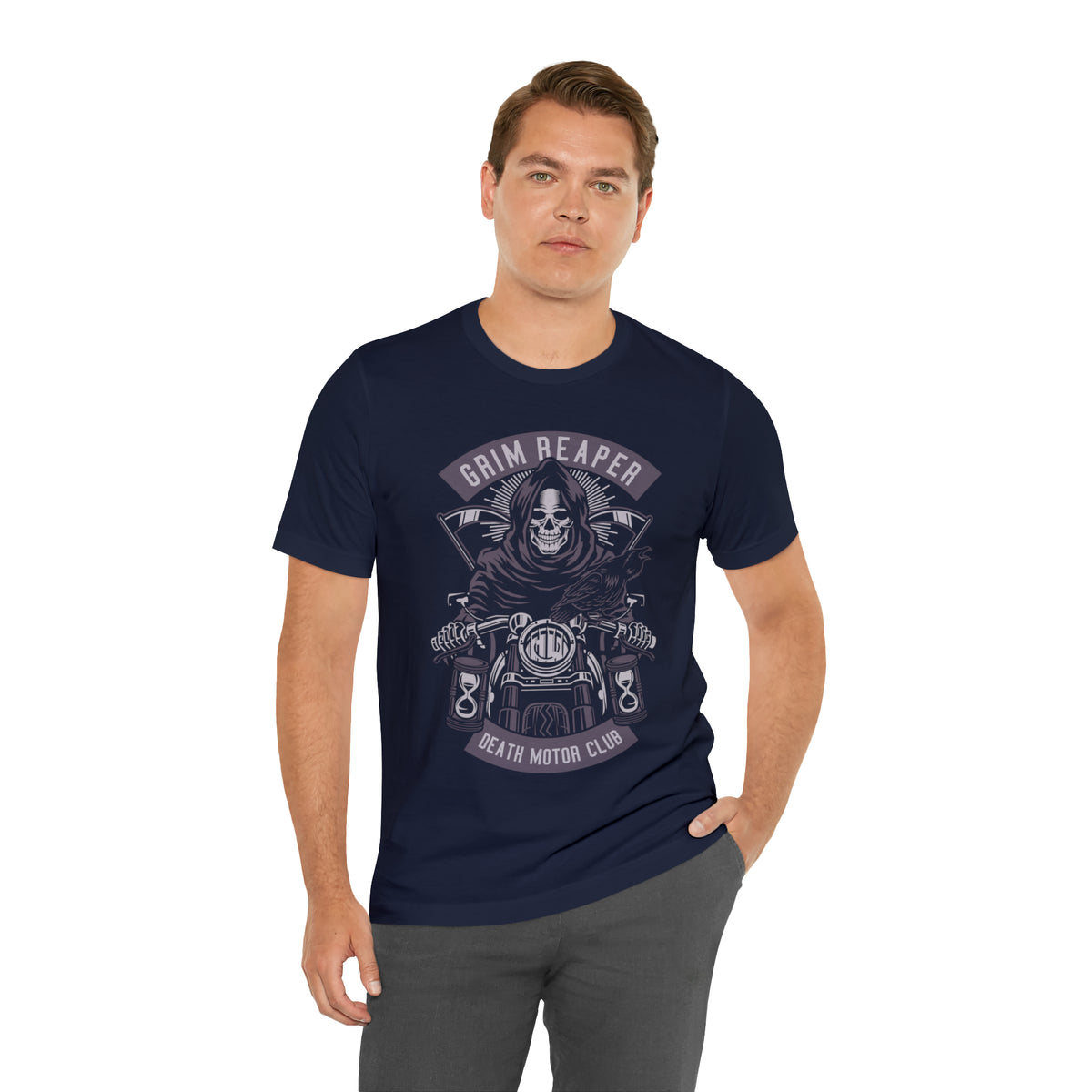 GRIM REAPER Moto Club - Unisex Jersey Short Sleeve Tee