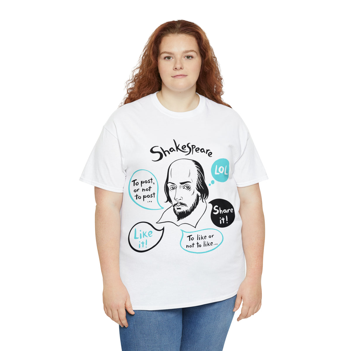 21st Century SHAKESPEARE  (light) - Unisex Heavy Cotton Tee