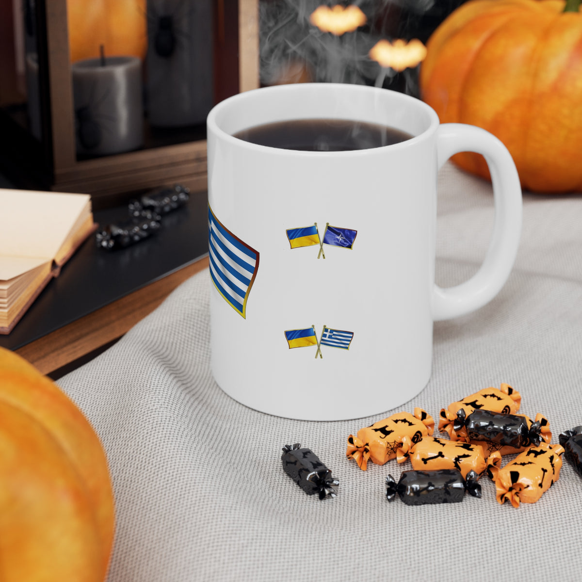 Ukrainian-Grecian NATO Supporter Mug