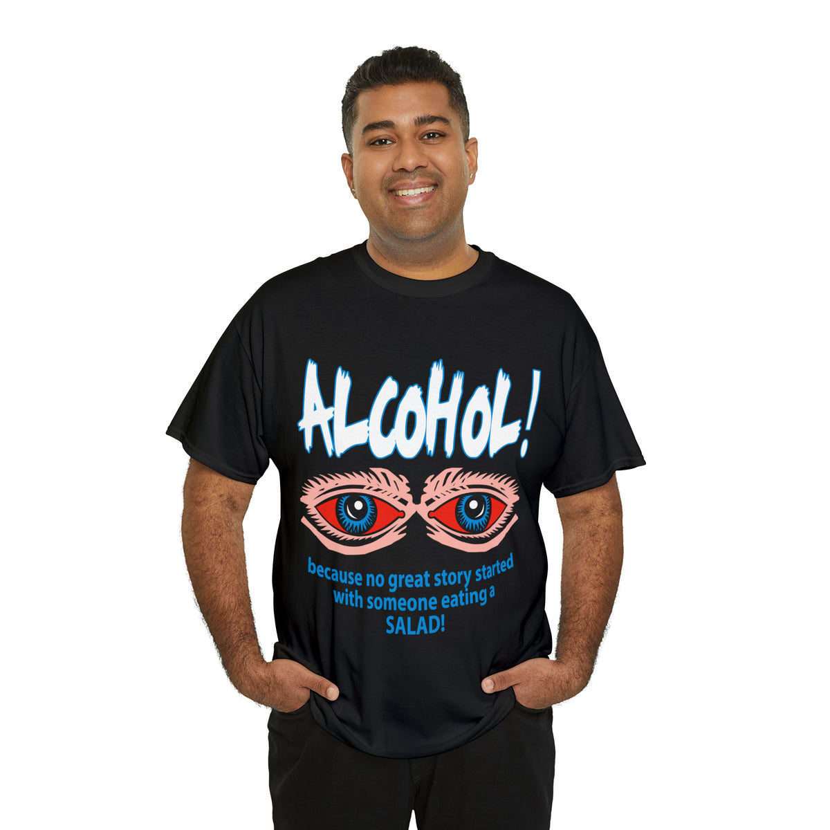 "ALC****" vs Salad  - Funny Shirt - Unisex Heavy Cotton Tee - USA