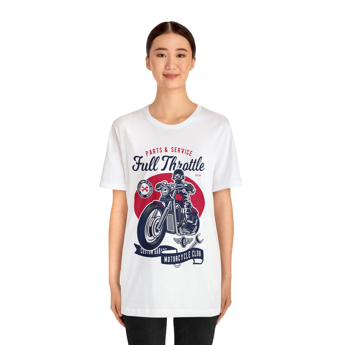 FULL THROTTLE Parts & Service - Unisex Jersey Short Sleeve Tee