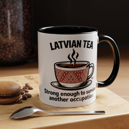 Latvian Tea Mug | Latvian Heritage & Humour Gift | BalticAF