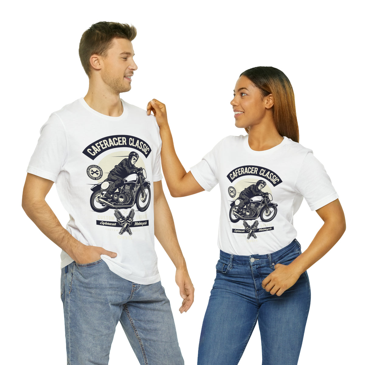 CAFE RACER Classic - Unisex Jersey Short Sleeve Tee