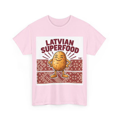 Latvian Superfood T-Shirt | Funny Latvian Potato Gift | BalticAF