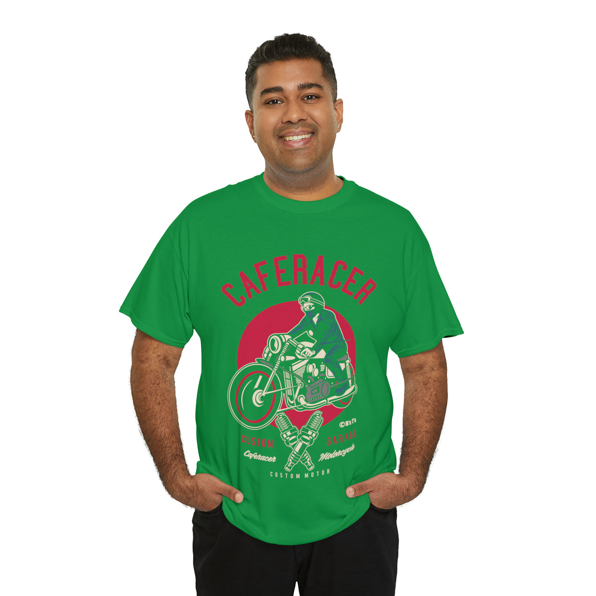 CAFE RACER Custom Garage - Unisex Heavy Cotton Tee