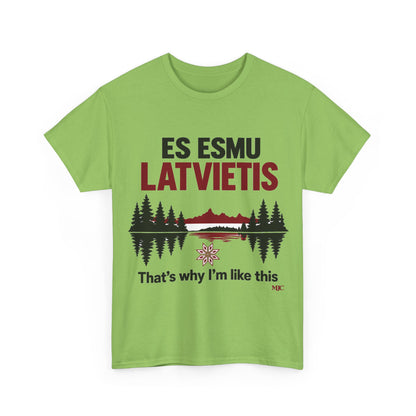 Es Esmu Latvietis T-Shirt | Proud Latvian Heritage Gift | BalticAF