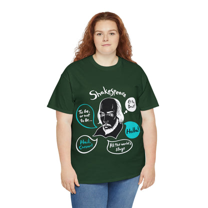 SHAKESPEARE (dark) - Unisex Heavy Cotton Tee