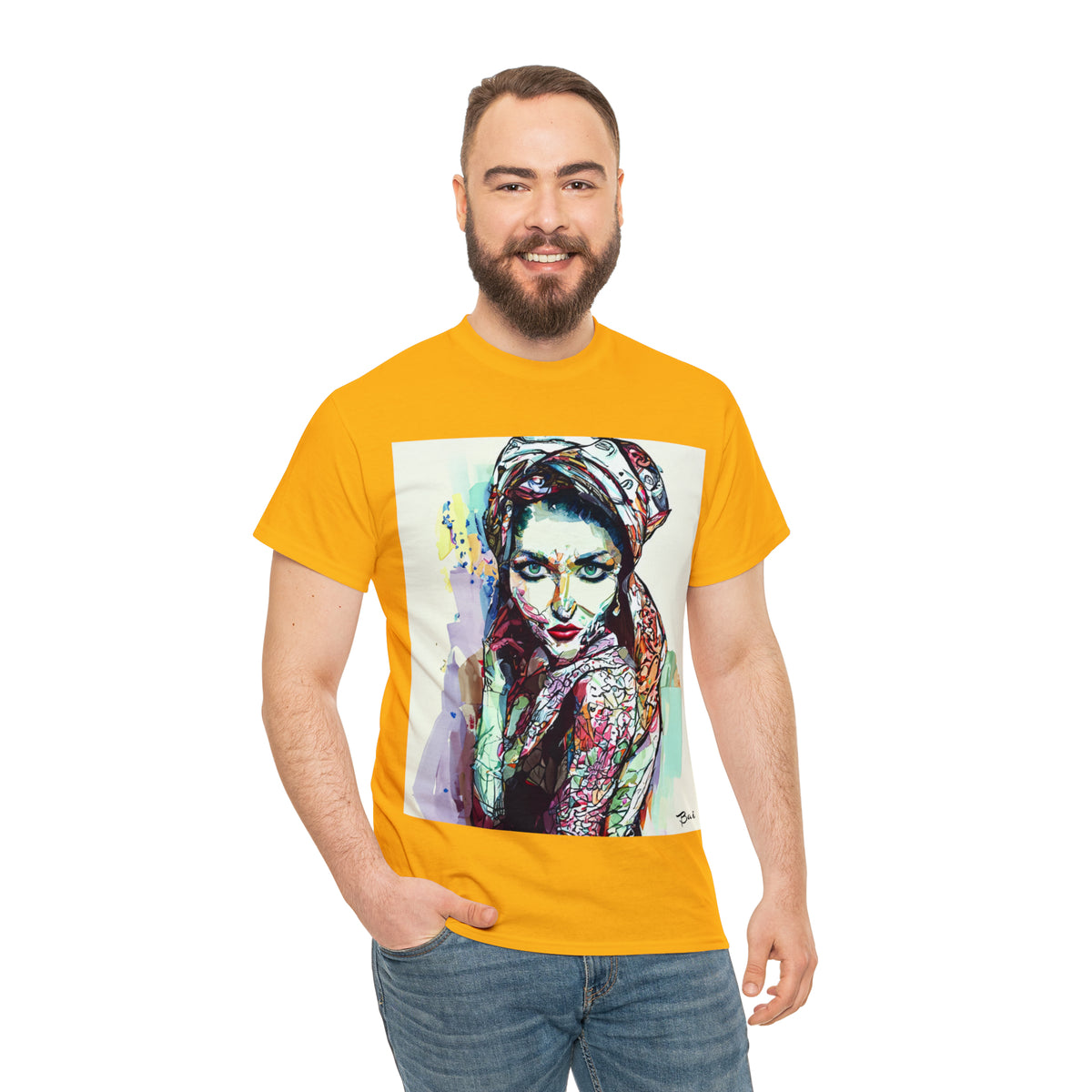 EASTERN BEAUTY - Airt on a Shirt  - Unisex Heavy Cotton Tee - AUS