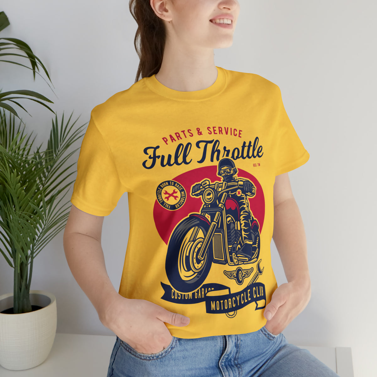 FULL THROTTLE Parts & Service - Unisex Jersey Short Sleeve Tee