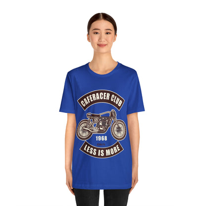 CAFE RACE CLUB Less is More - Unisex Jersey Short Sleeve Tee