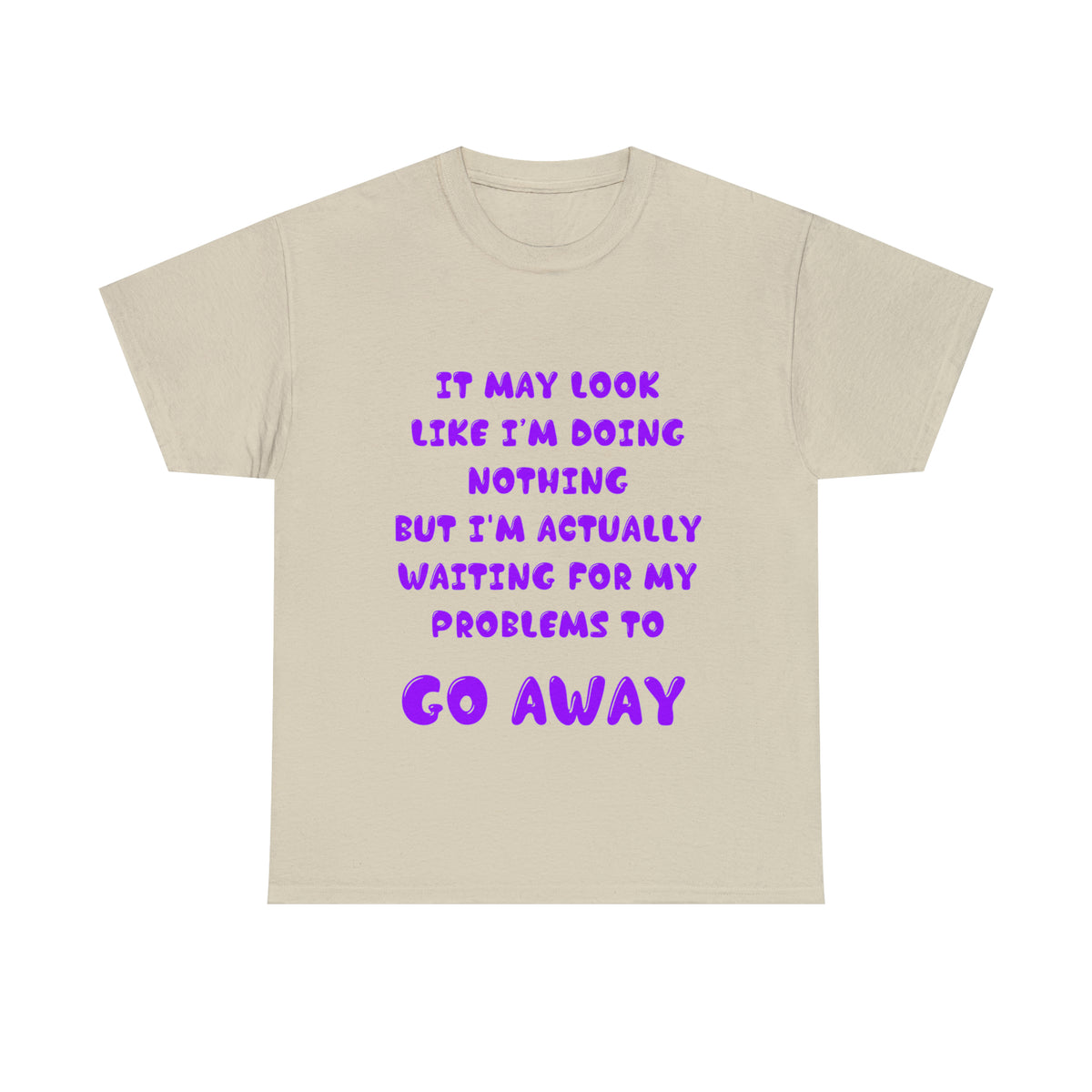 It May Look Like I'm Doing Nothing...  - Unisex Heavy Cotton Tee - AUS