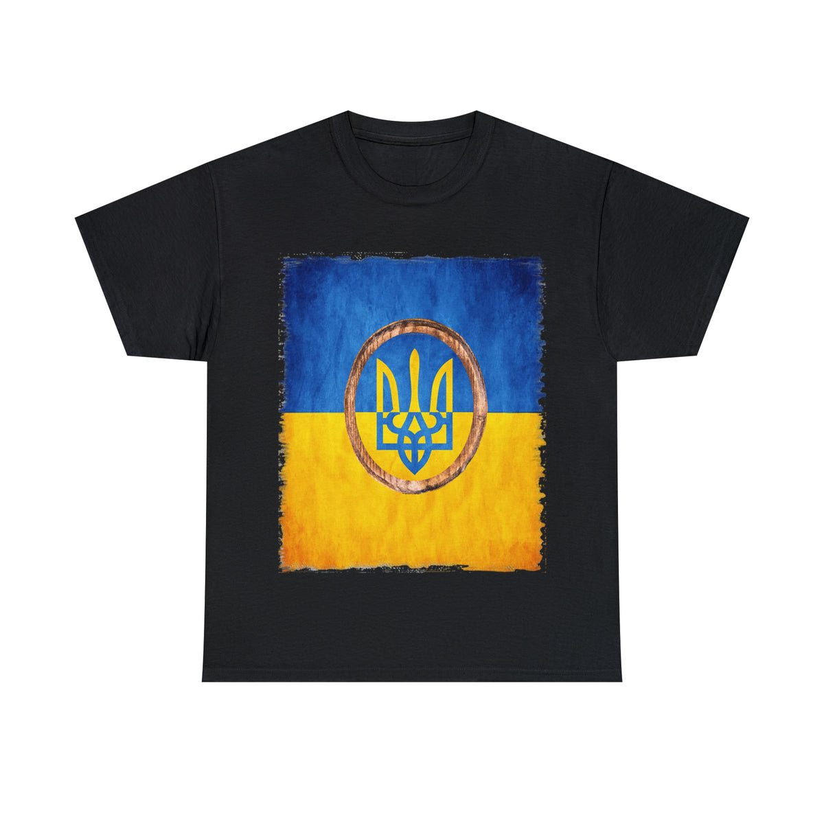 UKRAINIAN TRIDENT - Unisex Heavy Cotton Tee