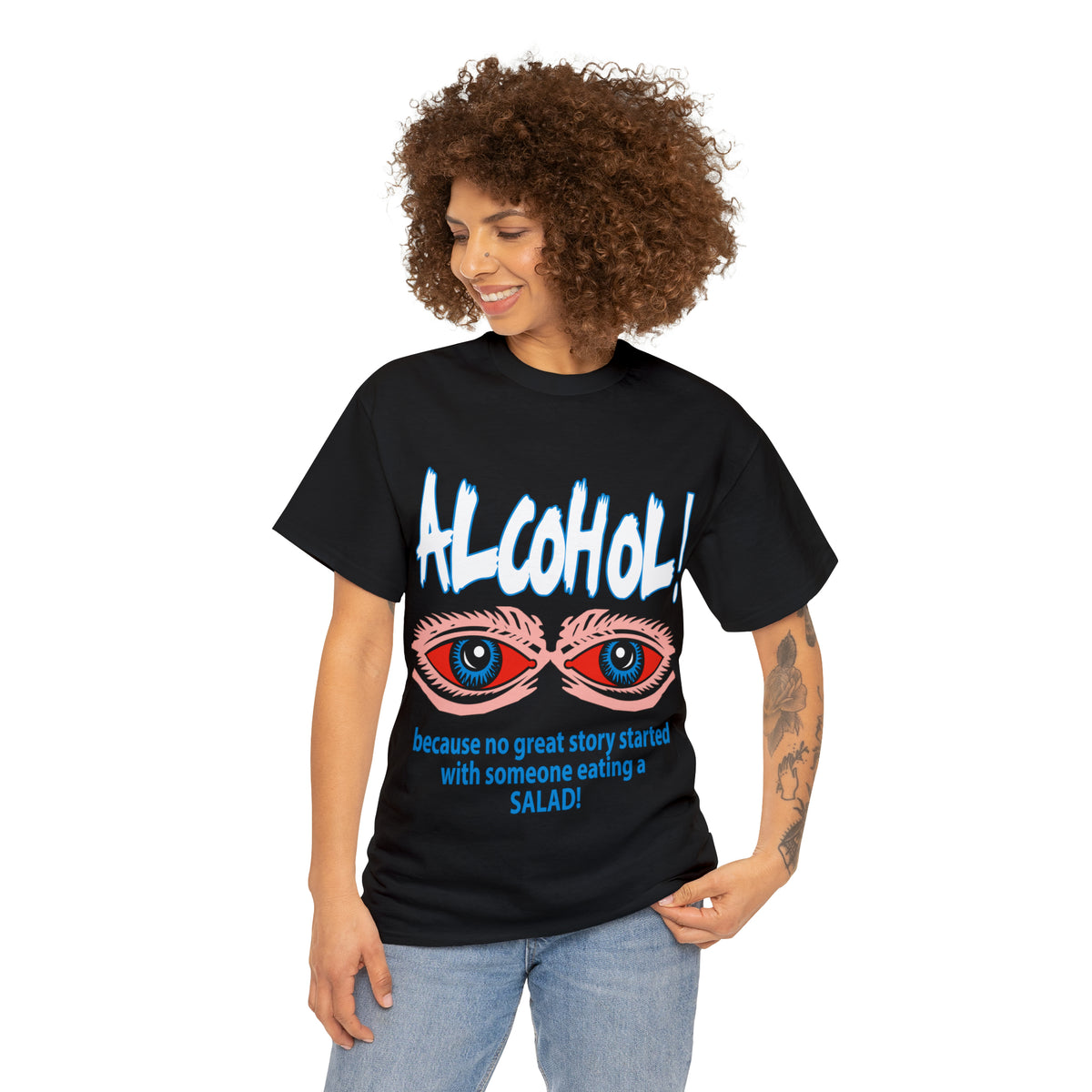 "ALC****" vs Salad - Funny Unisex Heavy Cotton Tee - AUS
