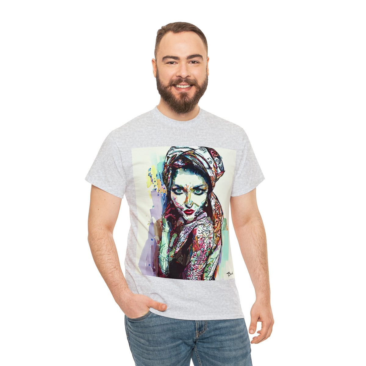 EASTERN BEAUTY - Airt on a Shirt  - Unisex Heavy Cotton Tee - AUS