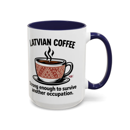 Latvian Coffee Mug | Funny Latvian Heritage Gift | BalticAF