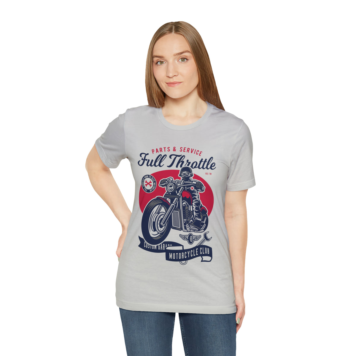 FULL THROTTLE Parts & Service - Unisex Jersey Short Sleeve Tee