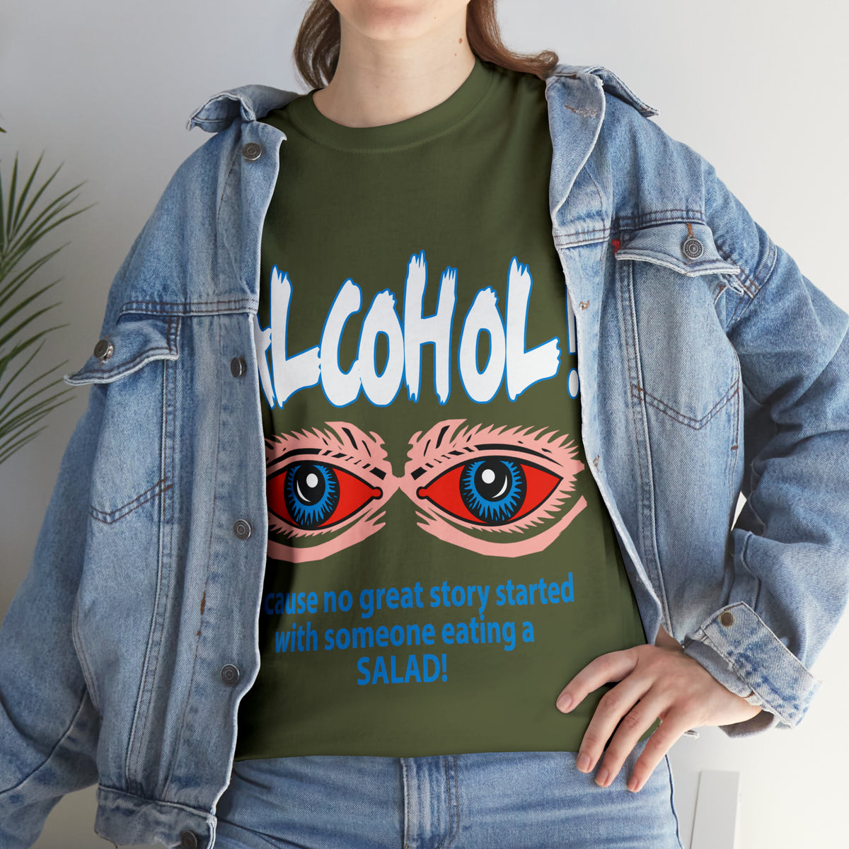 "ALC****" vs Salad - Funny Unisex Heavy Cotton Tee - AUS