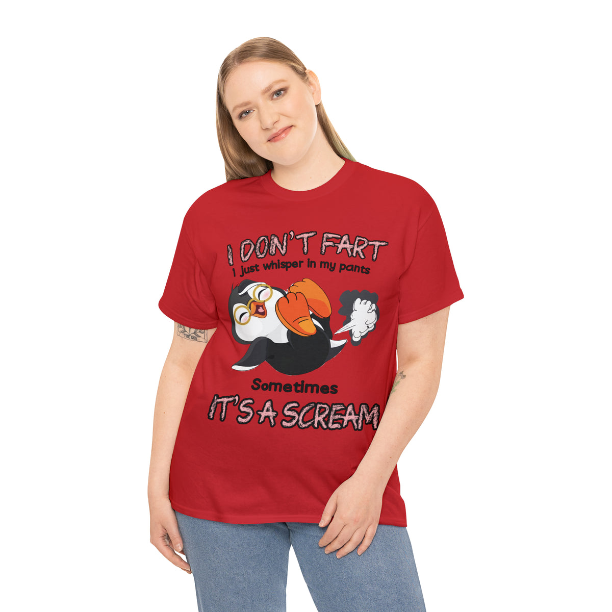 I DON'T FA*T - Funny Unisex Heavy Cotton Tee - USA