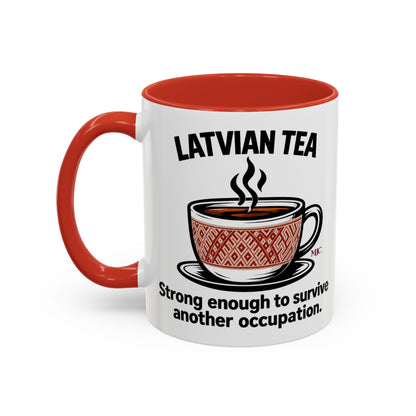 Latvian Tea Mug | Latvian Heritage & Humour Gift | BalticAF