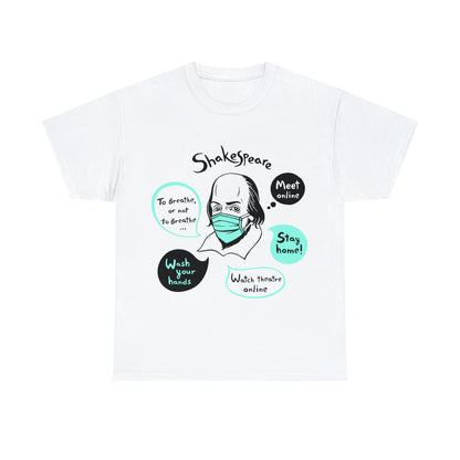 COVID-19 SHAKESPEARE (light) - Unisex Heavy Cotton Tee