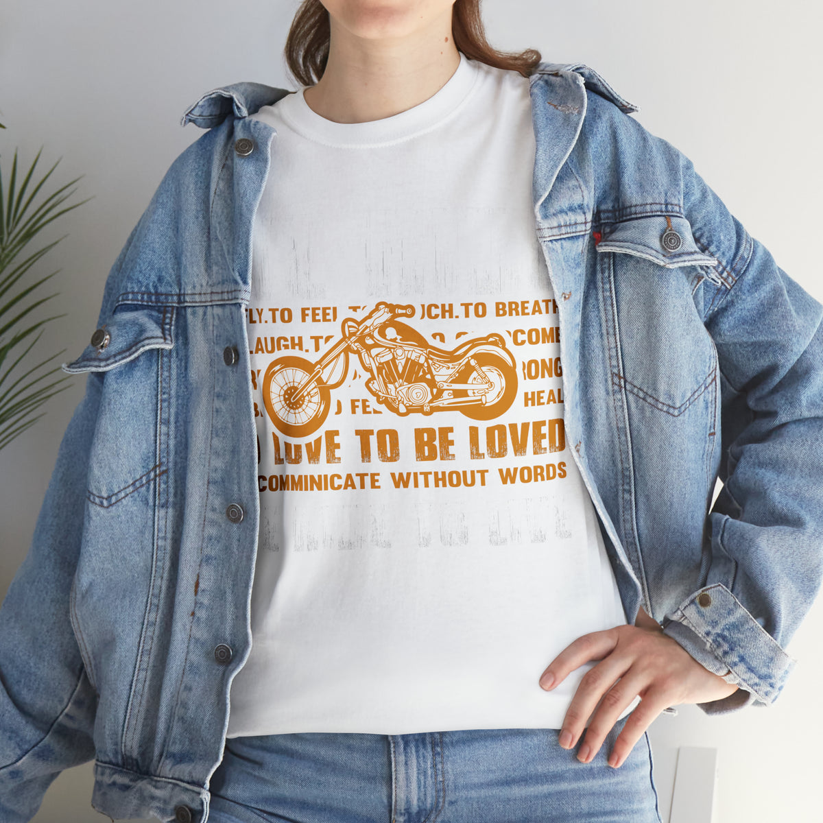 WE RIDE TO LIVE - Unisex Heavy Cotton Tee - USA
