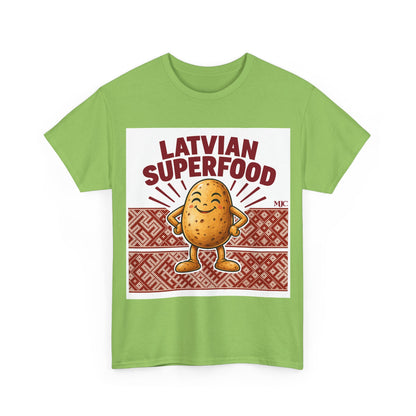 Latvian Superfood T-Shirt | Funny Latvian Potato Gift | BalticAF