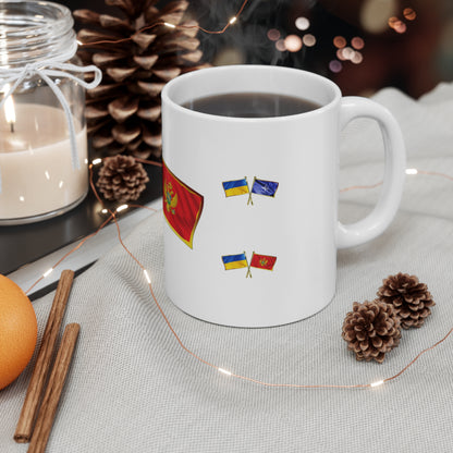 Ukrainian-Montenegrin NATO Supporter Mug
