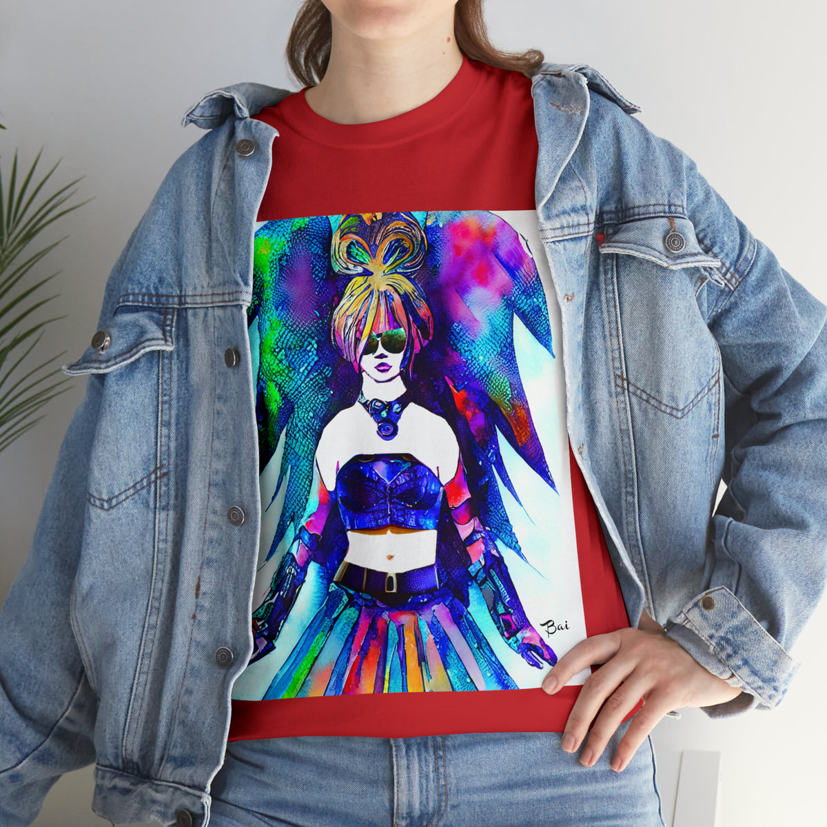 CYBER GIRL - Airt on a Shirt  - Unisex Heavy Cotton Tee - AUS