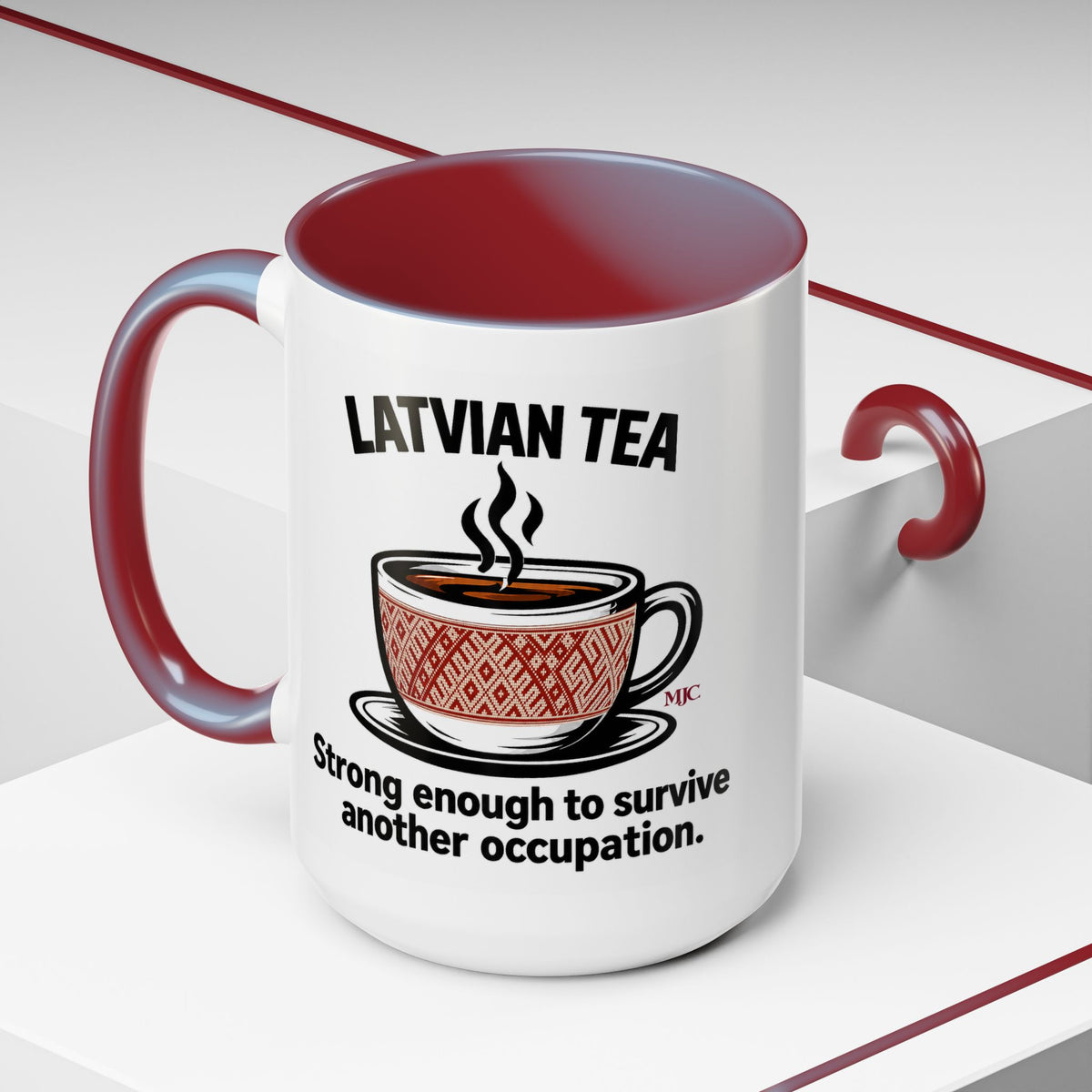 Latvian Tea Mug | Latvian Heritage & Humour Gift | BalticAF