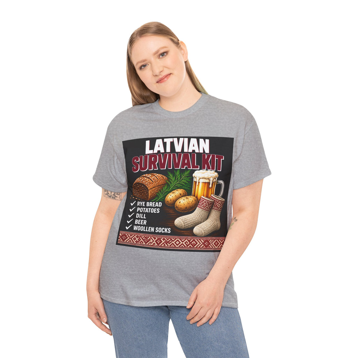 Latvian Survival Kit T-Shirt | Funny Latvian Gift | BalticAF