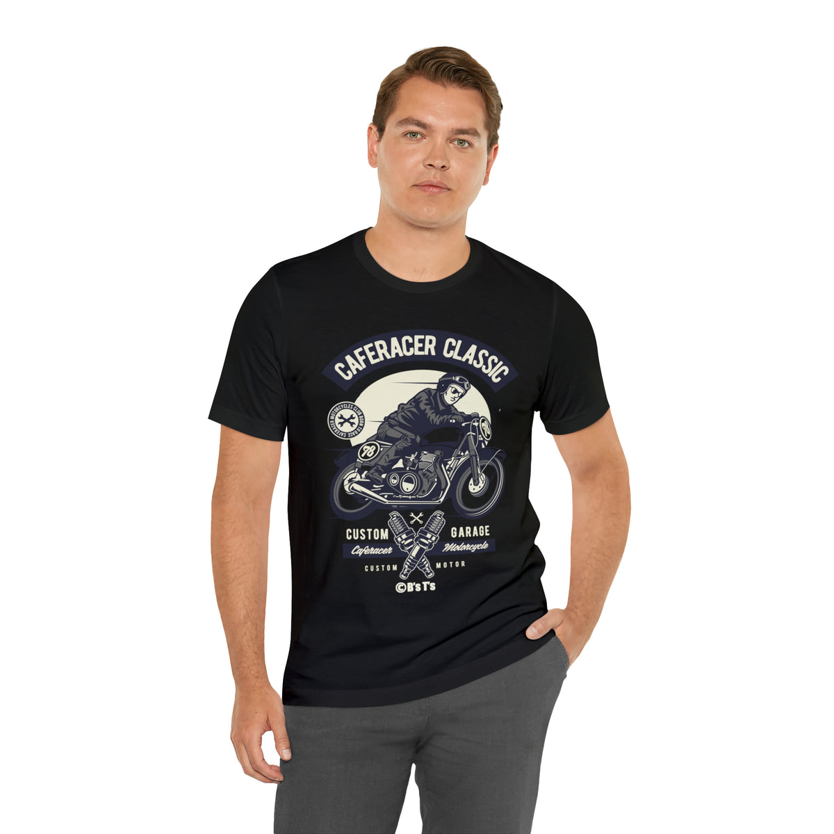 CAFE RACER Classic - Unisex Jersey Short Sleeve Tee