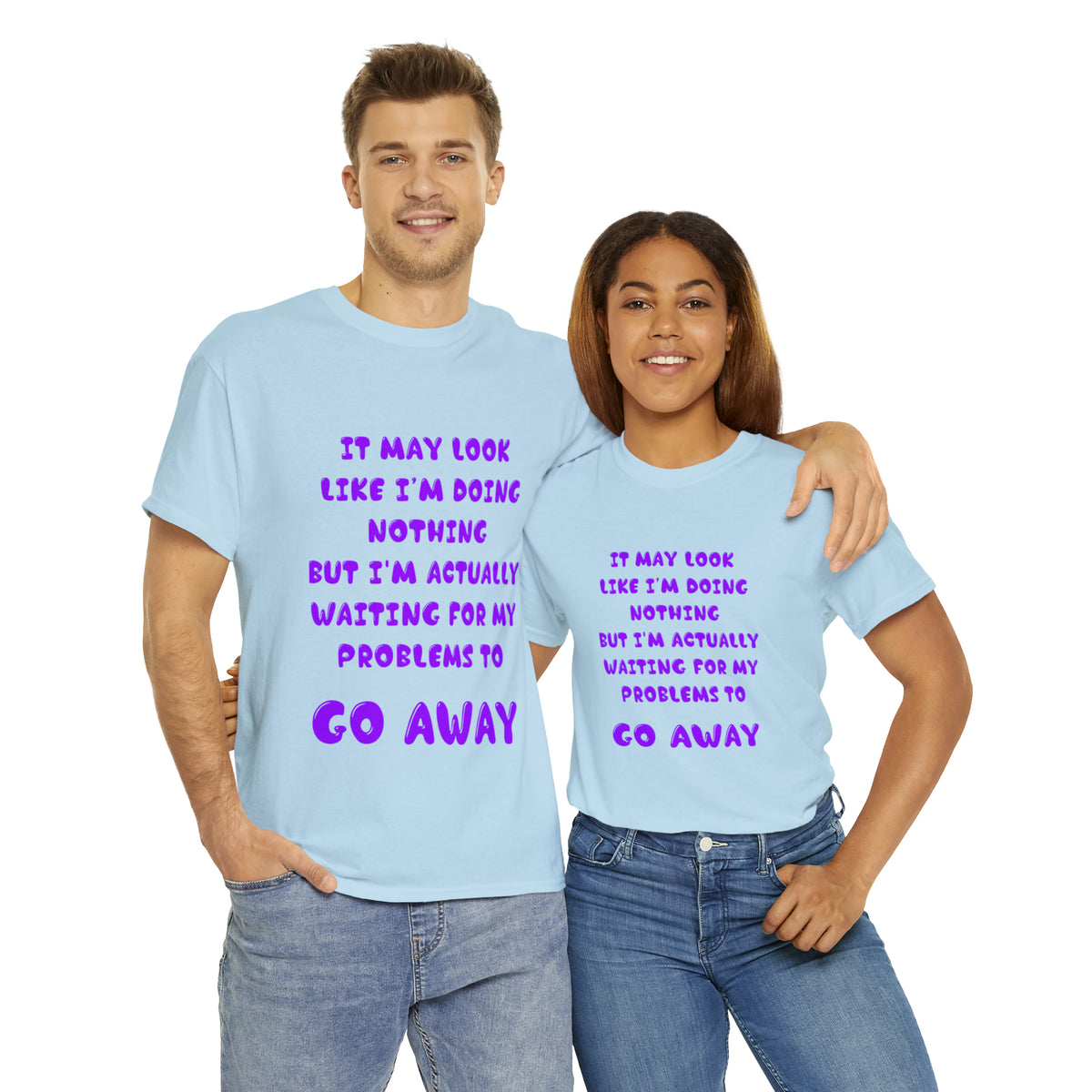 It May Look Like I'm Doing Nothing...  - Unisex Heavy Cotton Tee - AUS
