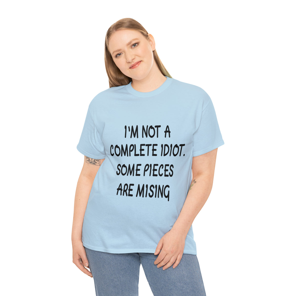 I'M NOT A COMPLETE ID*** - Unisex Heavy Cotton Tee - AUS