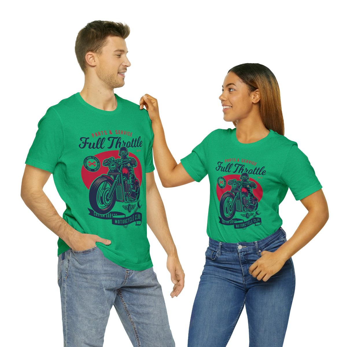 FULL THROTTLE Parts & Service - Unisex Jersey Short Sleeve Tee