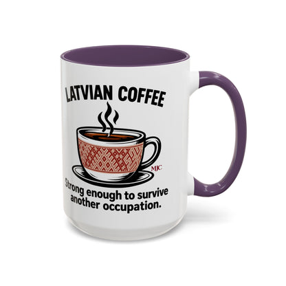 Latvian Coffee Mug | Funny Latvian Heritage Gift | BalticAF