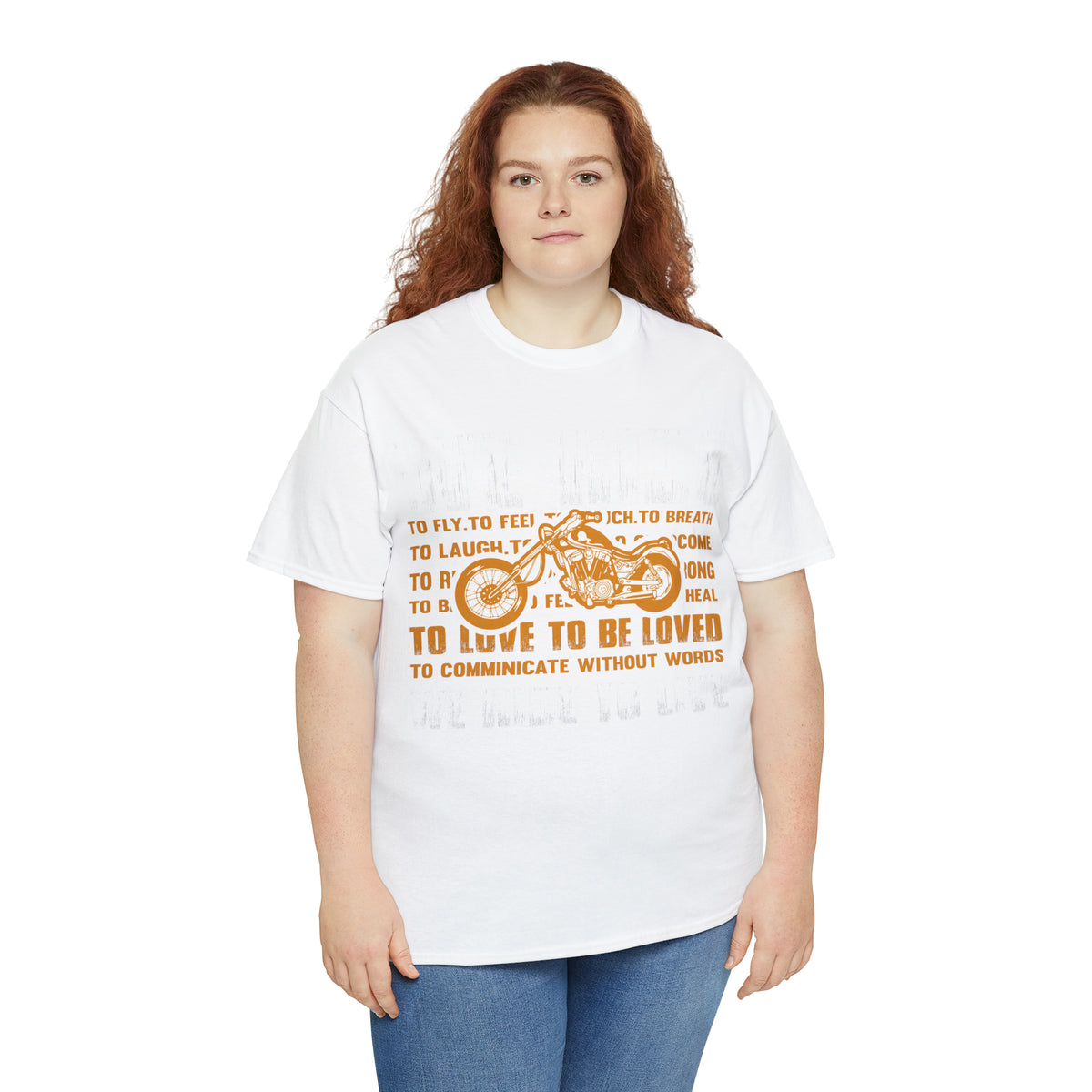WE RIDE TO LIVE - Unisex Heavy Cotton Tee - USA