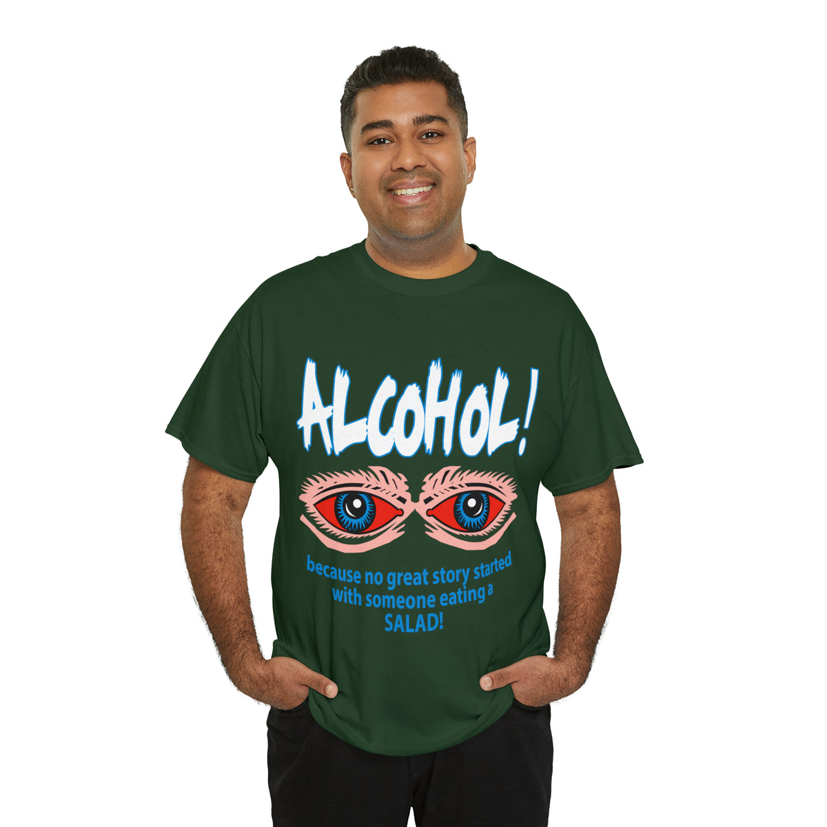 "ALC****" vs Salad  - Funny Shirt - Unisex Heavy Cotton Tee - USA