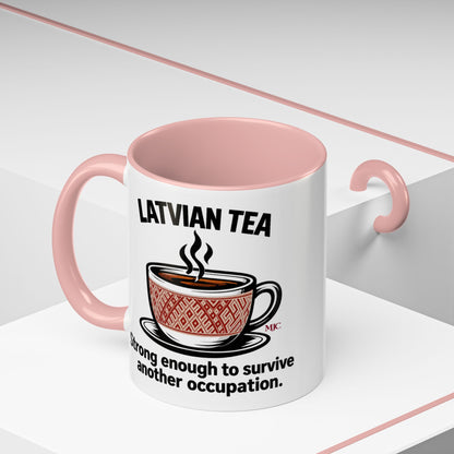 Latvian Tea Mug | Latvian Heritage & Humour Gift | BalticAF