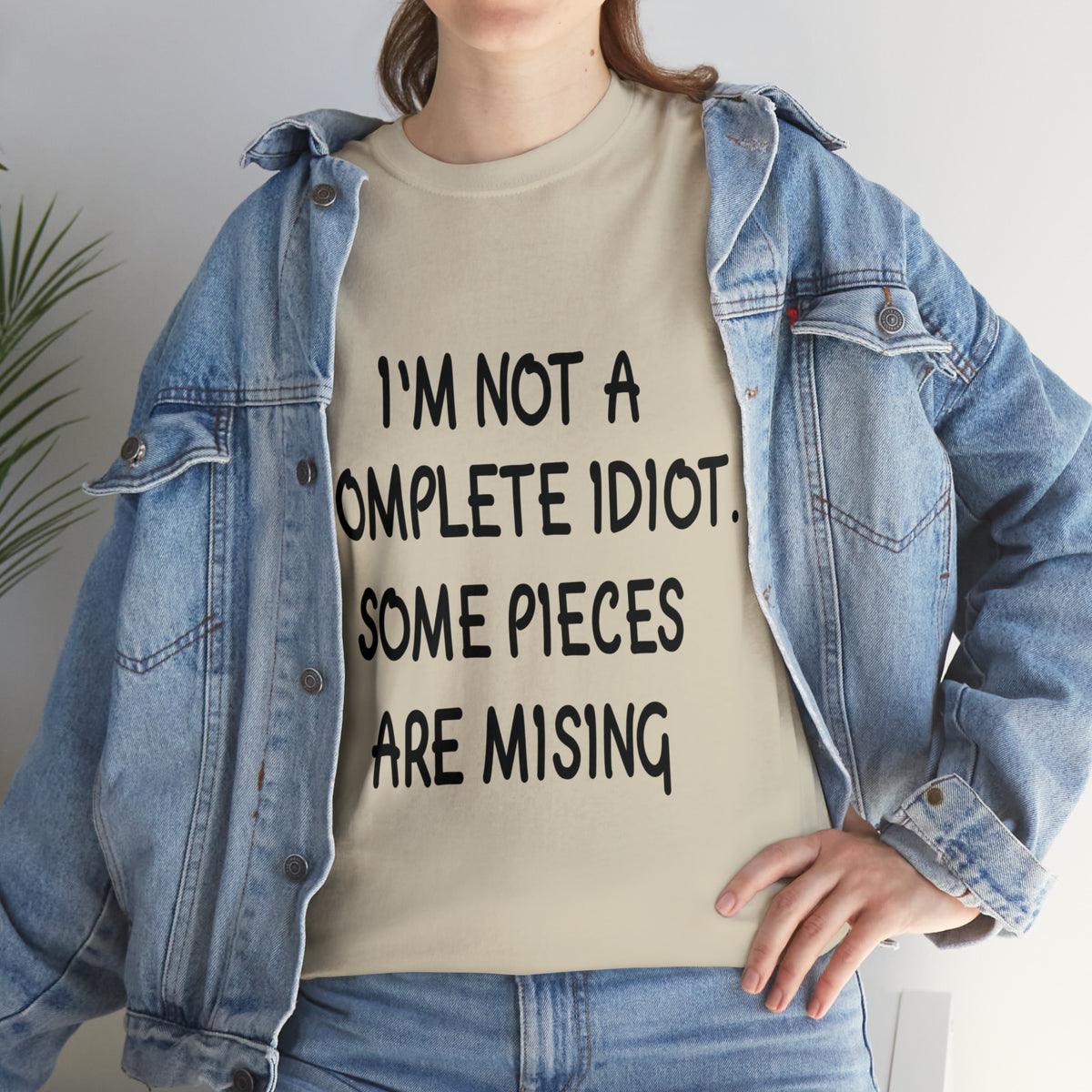 I'M NOT A COMPLETE ID*** - Unisex Heavy Cotton Tee - AUS