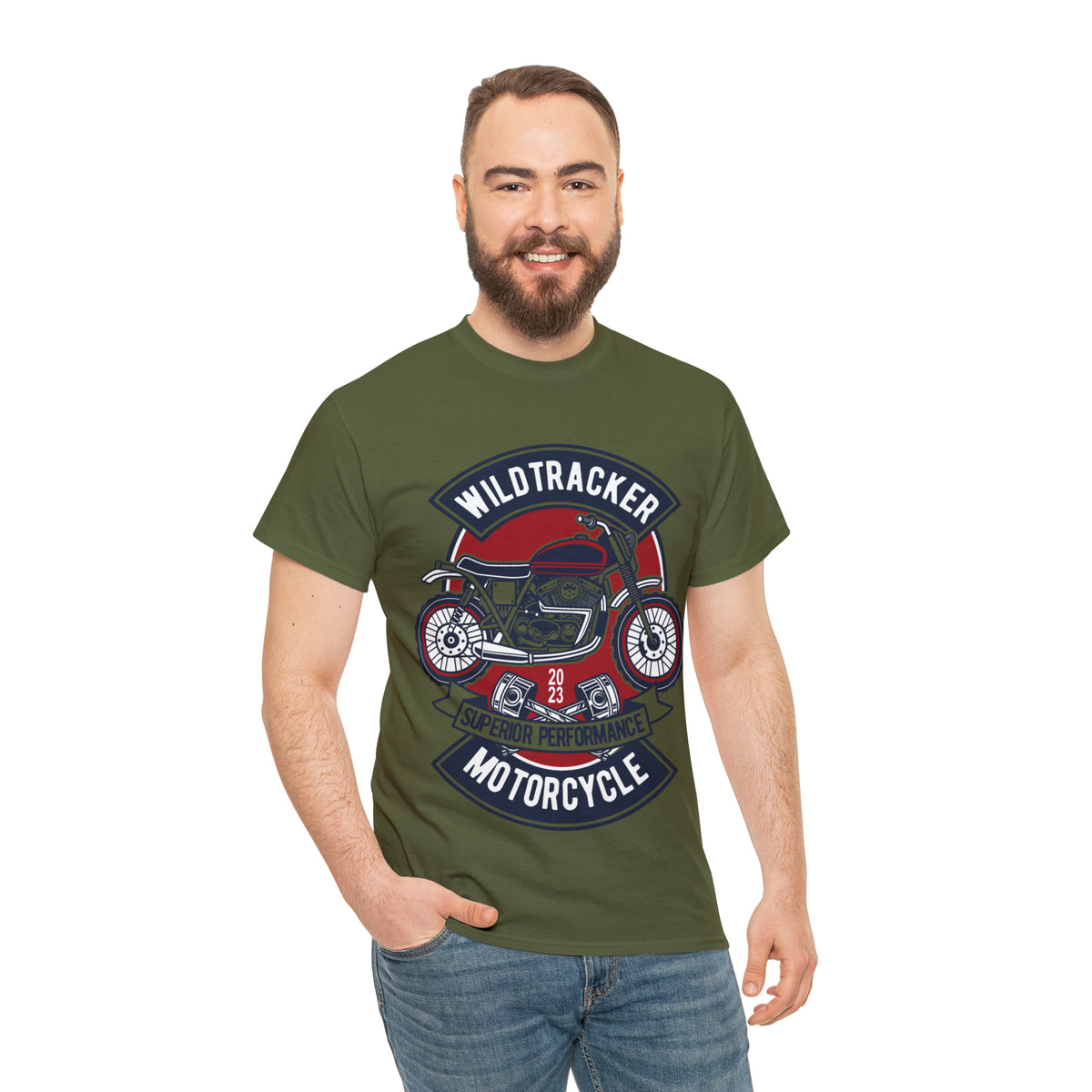 WILD TRACKER - Printed in Australia - Unisex Jersey Short Sleeve Tee