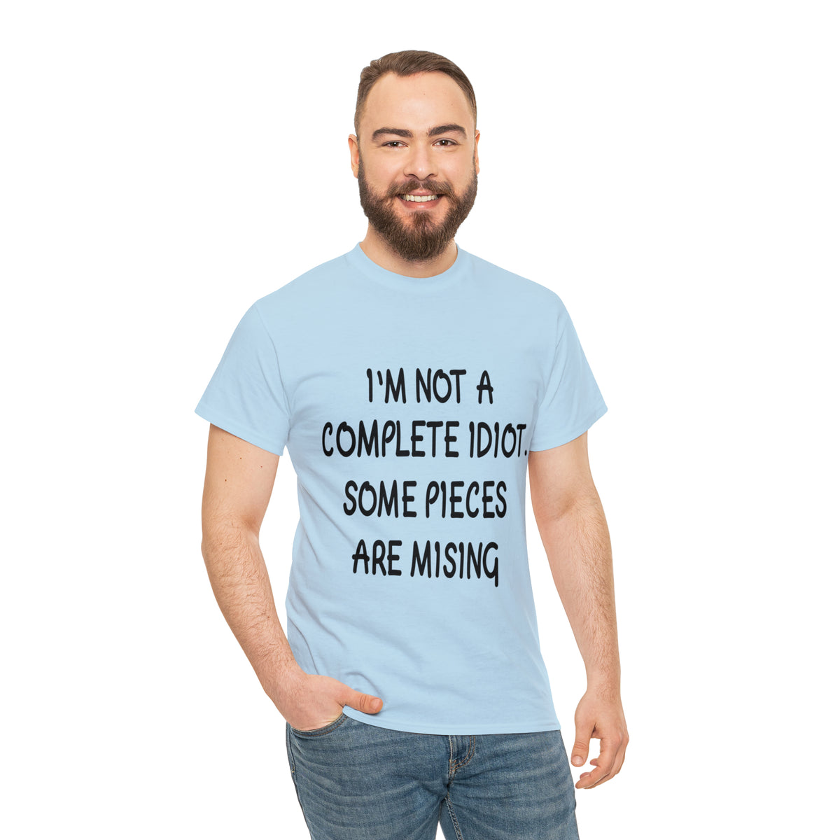 I'M NOT A COMPLETE ID*** - Unisex Heavy Cotton Tee - AUS