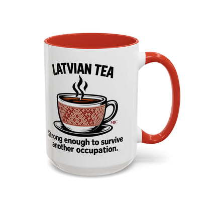 Latvian Tea Mug | Latvian Heritage & Humour Gift | BalticAF
