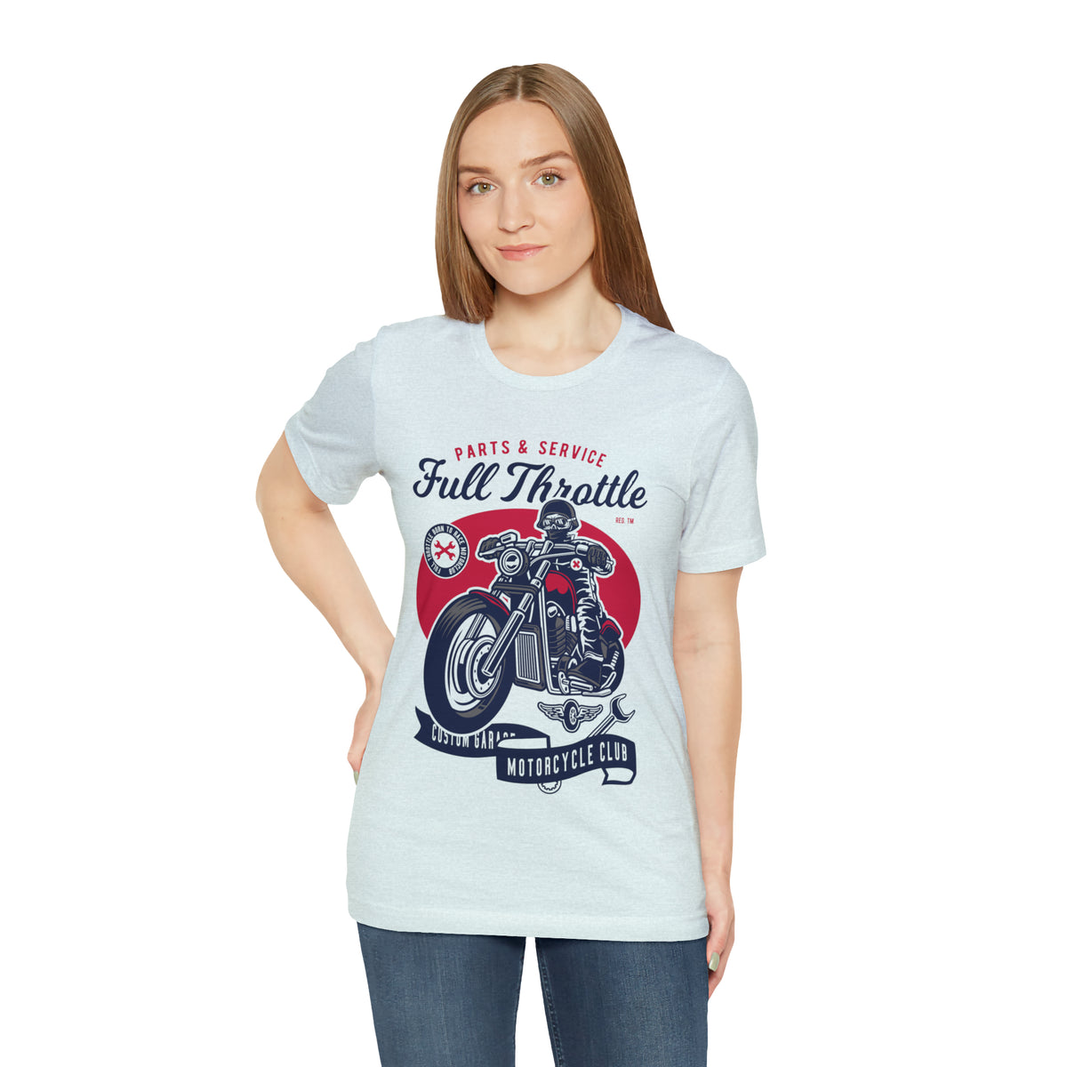 FULL THROTTLE Parts & Service - Unisex Jersey Short Sleeve Tee