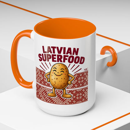 Latvian Superfood Mug | Funny Potato Gift | BalticAF